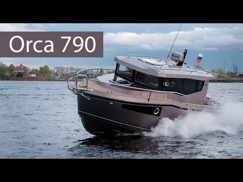 Анонс видео-теста Поразительно Качественная Лодка Orca 790 из Питера. Обзор Катера.