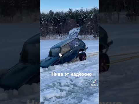 Анонс видео-теста Ниву разорвало пополам . Lada niva