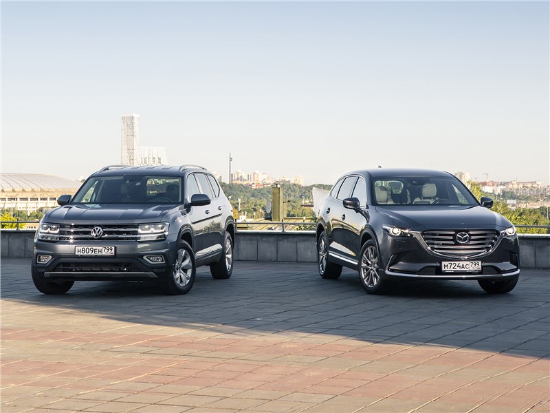 Анонс тест-драйва MAZDA CX-9 И VOLKSWAGEN TERAMONT: СХВАТКА «АМЕРИКАНЦЕВ» В РОССИИ