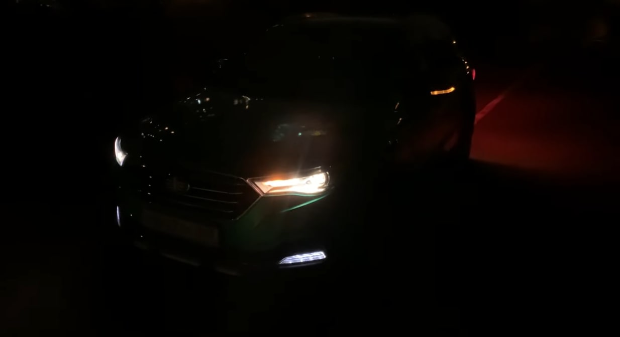Анонс видео-теста Как FAW Besturn X40 светит ночью