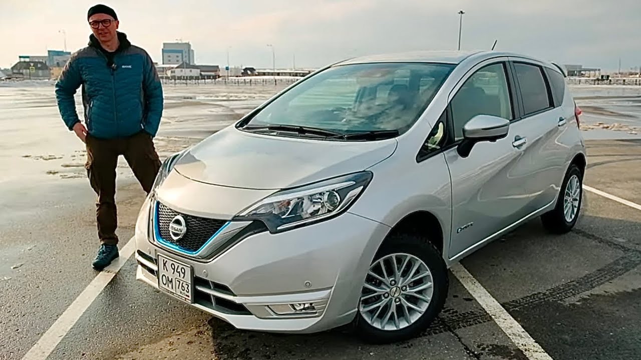 Анонс видео-теста Лучше Теслы: Электрический Nissan e-Note заряжает себя сам.