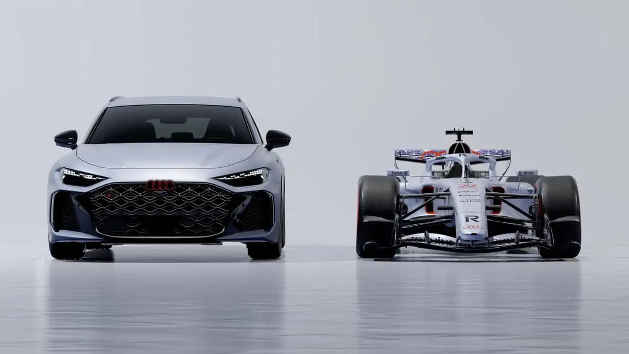 Анонс тест-драйва Audi представил RS5 Avant в цвете болида Формулы-1 на Гран-при Сингапура