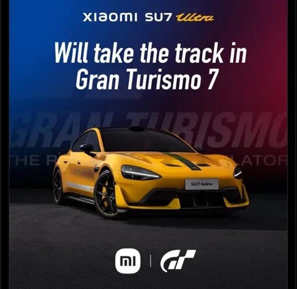 Анонс тест-драйва Xiaomi SU7 Ultra стал первым китайским спорткаром в гоночной игре Gran Turismo 7