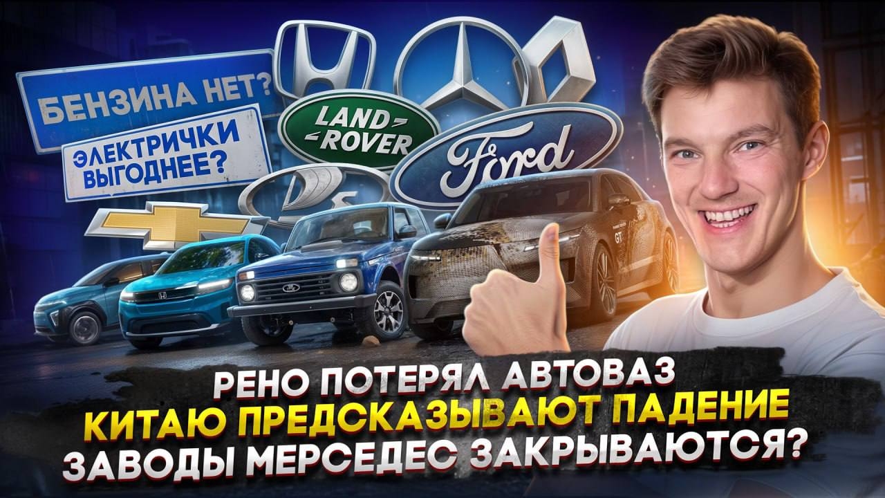 Анонс видео-теста Рено потерял Автоваз | Китаю предсказывают падение | Заводы Мерседес закрываются?