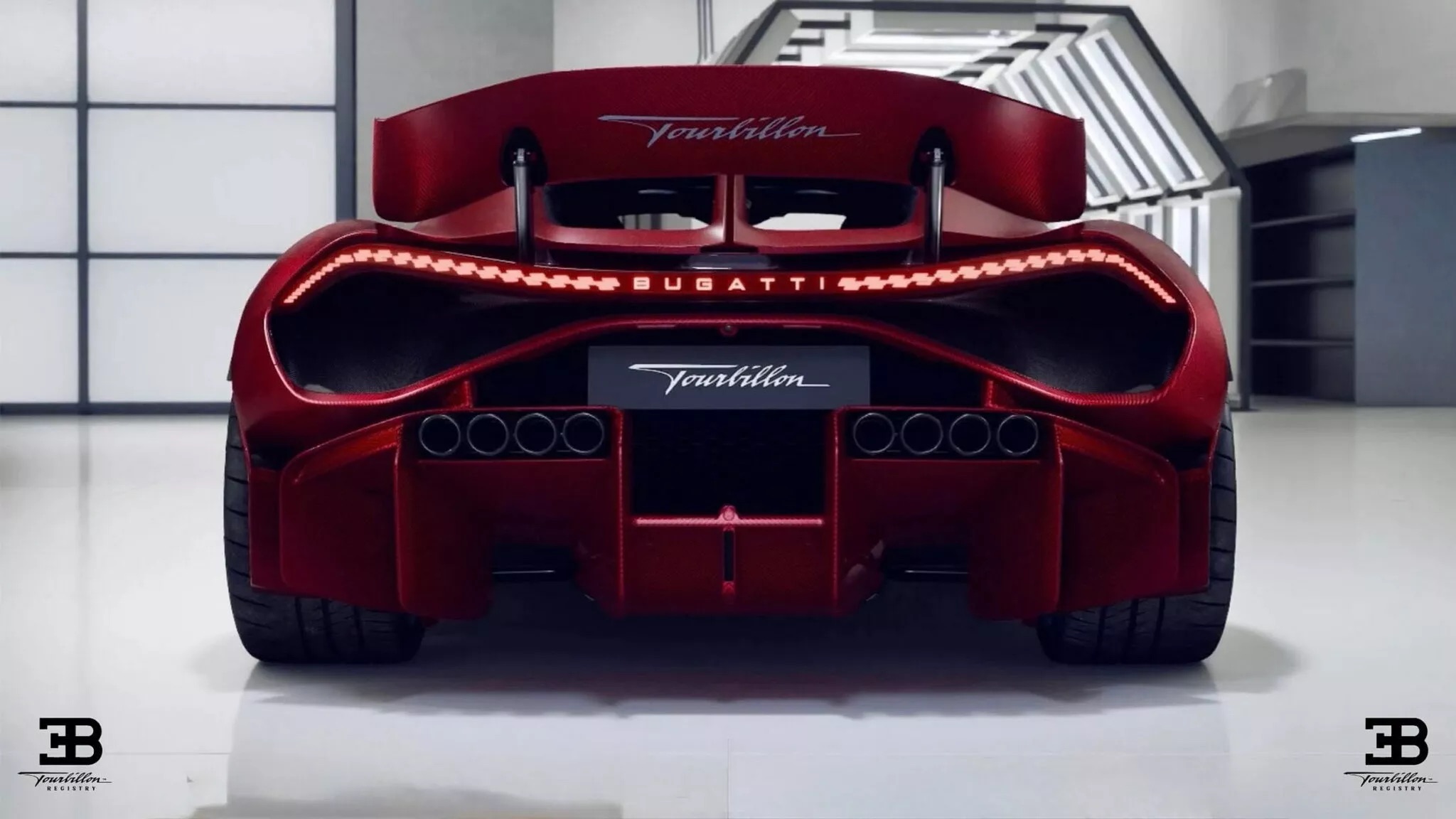 Анонс тест-драйва Bugatti представила эксклюзивные выхлопные трубы для Tourbillon за $240 000