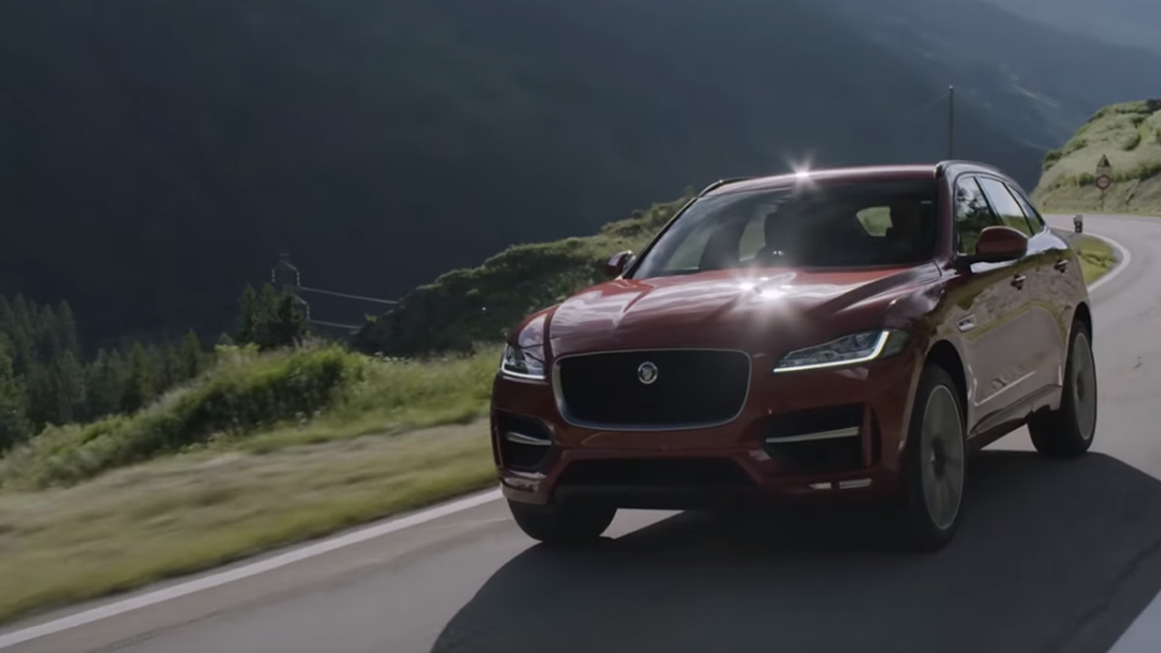 Анонс видео-теста Тест-драйв Jaguar F-Pace 2016 на гоночной трассе
