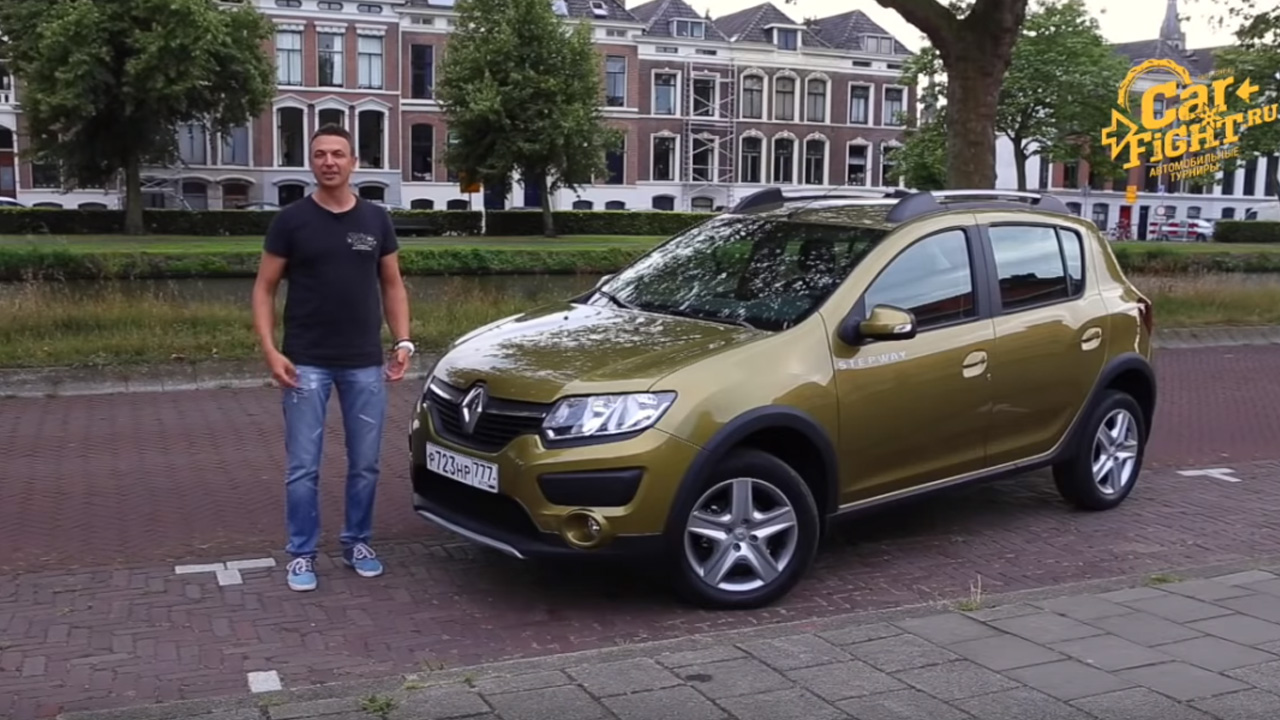 Анонс видео-теста Тест-драйв Renault Logan и Renault Sandero Stepway с роботом / Renault AT Gear Test