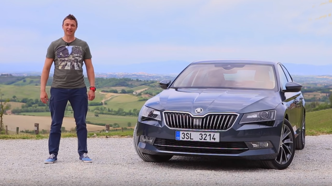 Анонс видео-теста Тест-драйв Skoda Superb (2015) в Италии
