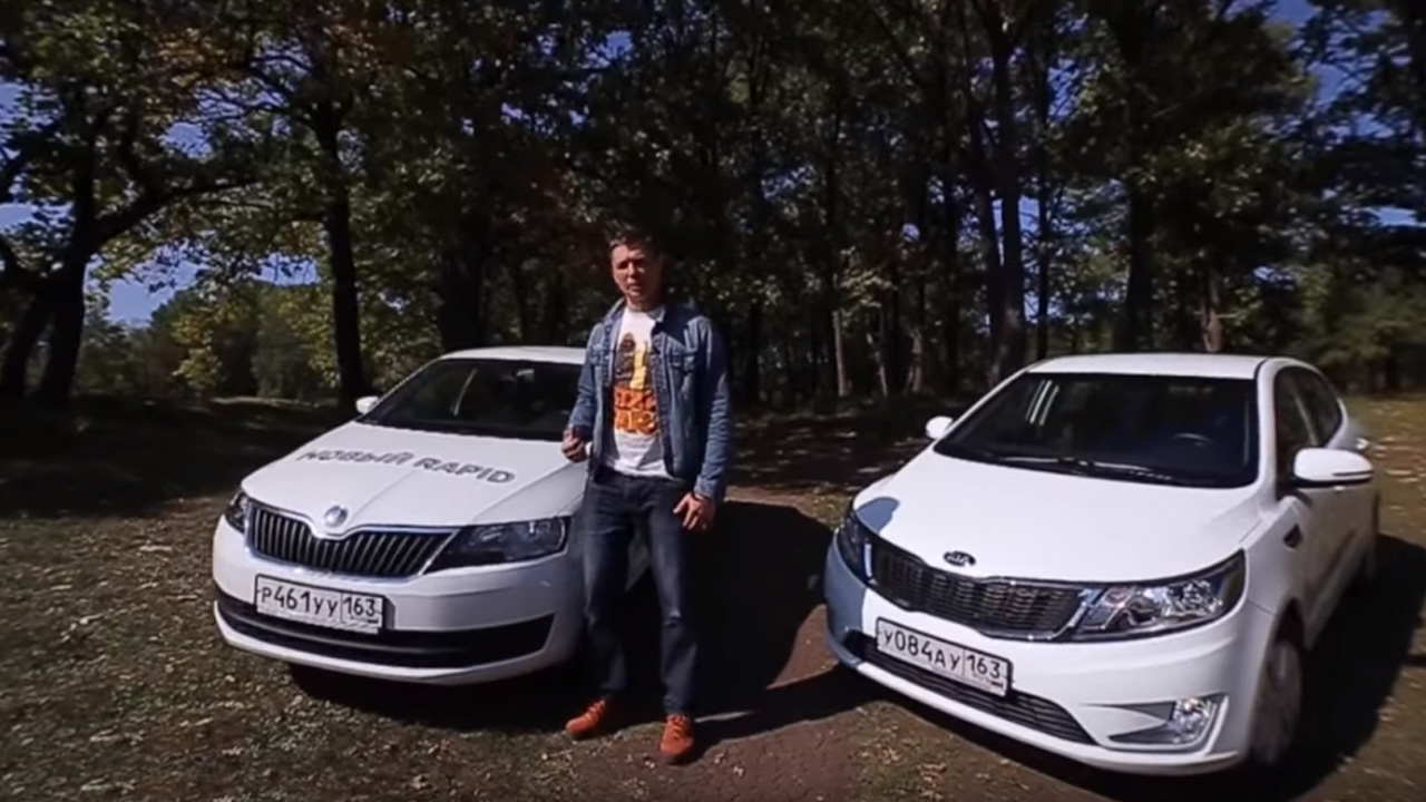 Анонс видео-теста Тест-драйв KIA Rio против Skoda Rapid!