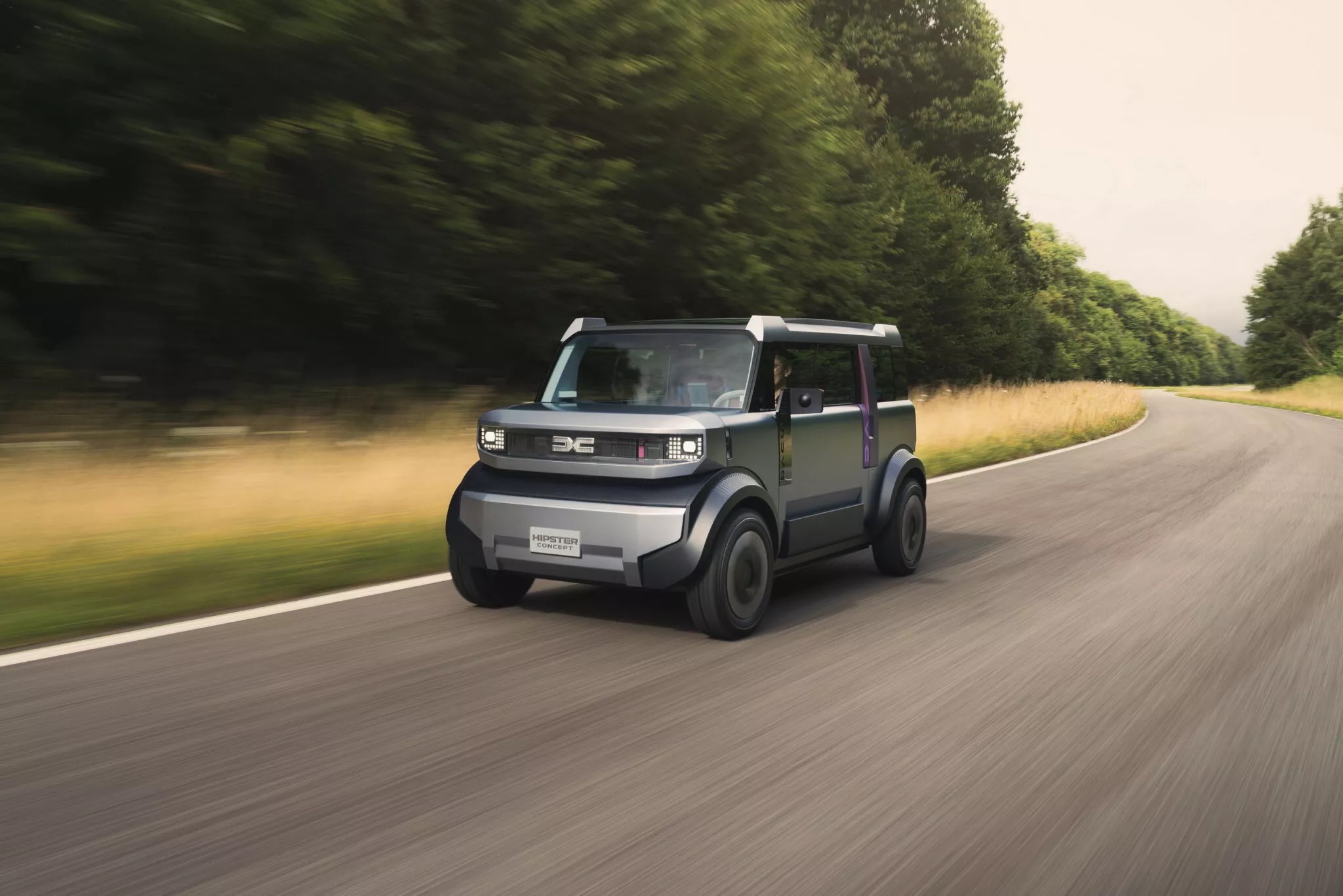 Анонс тест-драйва Dacia представила концептуальный электрокар Hipster