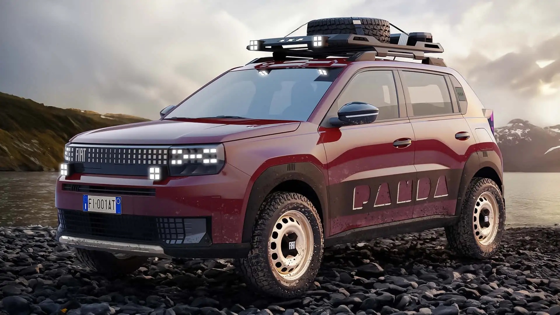 Анонс тест-драйва Fiat представил концепт полноприводного Panda