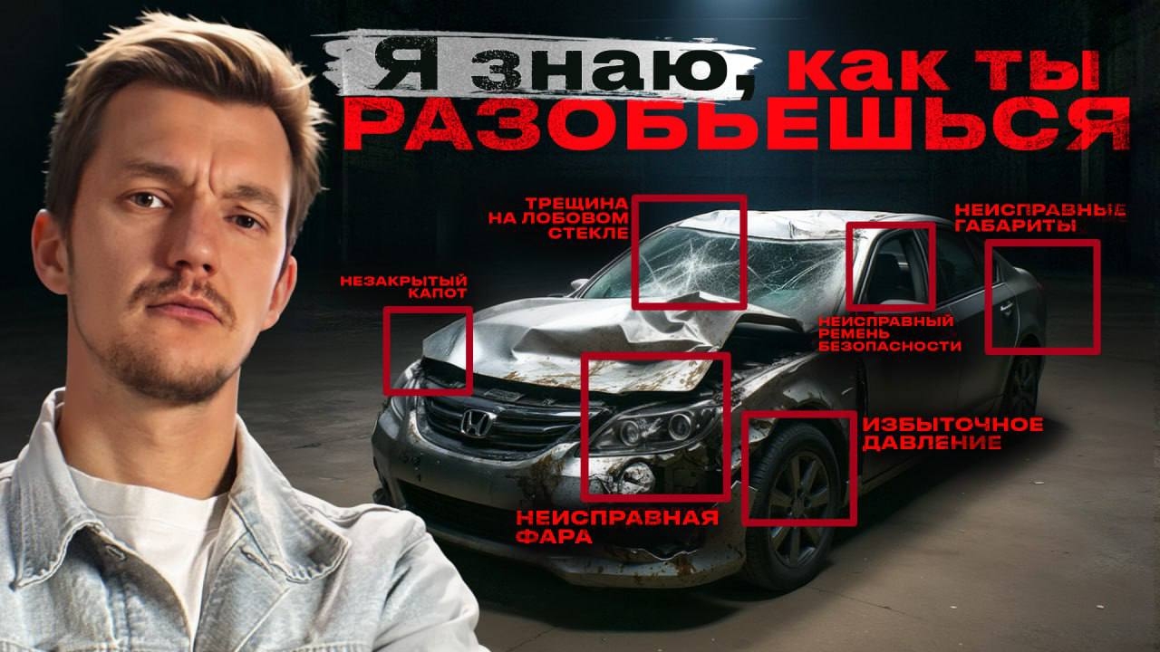 Анонс видео-теста Вот так ПРОИСХОДЯТ ДТП в России. Полный разбор статистики ДТП