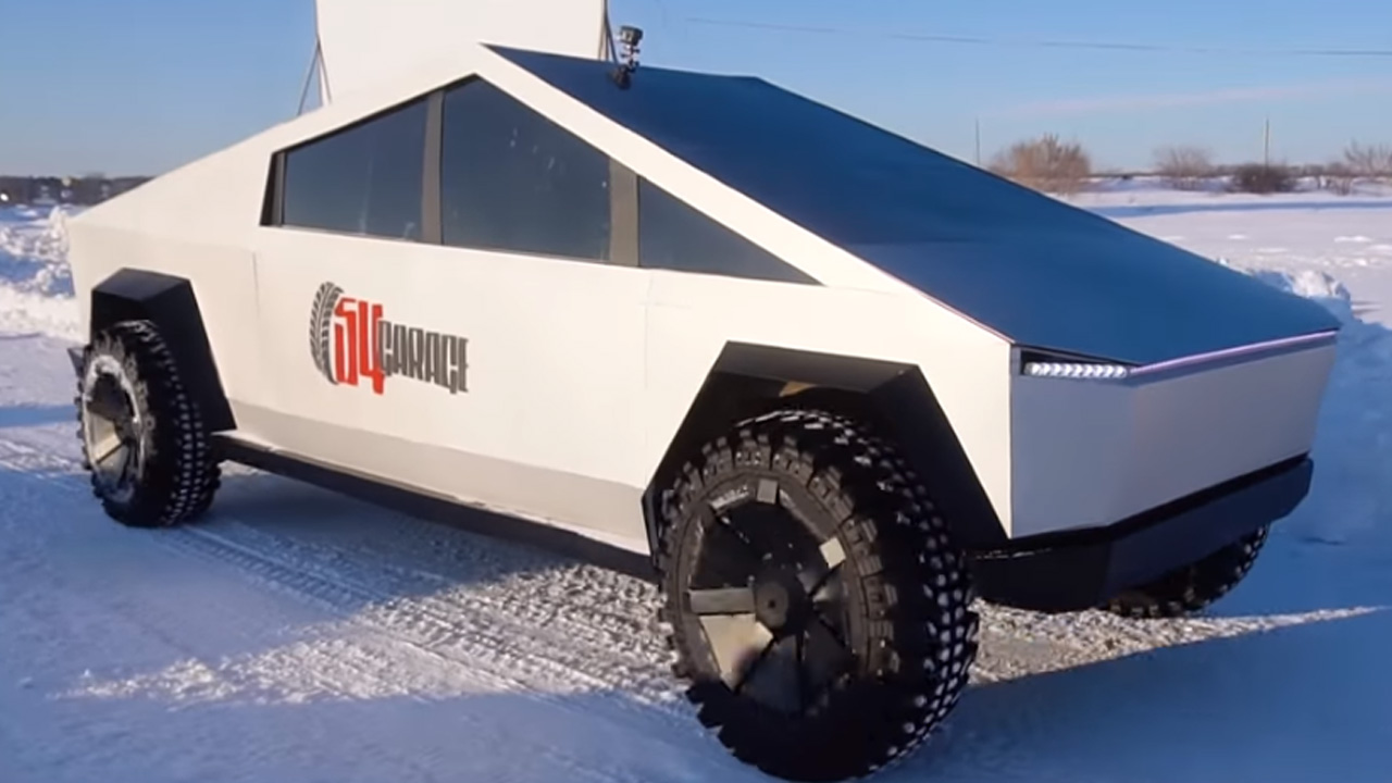 Анонс видео-теста Tesla Cybertruck из Уаз - первый выезд
