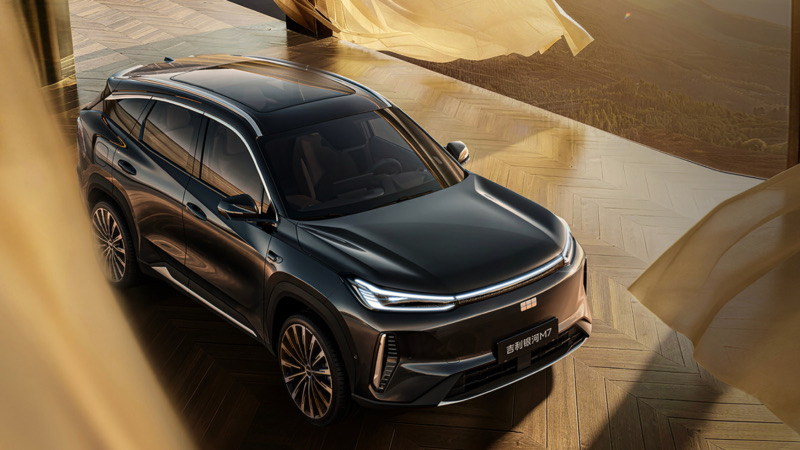 Анонс тест-драйва Geely показала бюджетный кроссовер Galaxy M7 с большим запасом хода