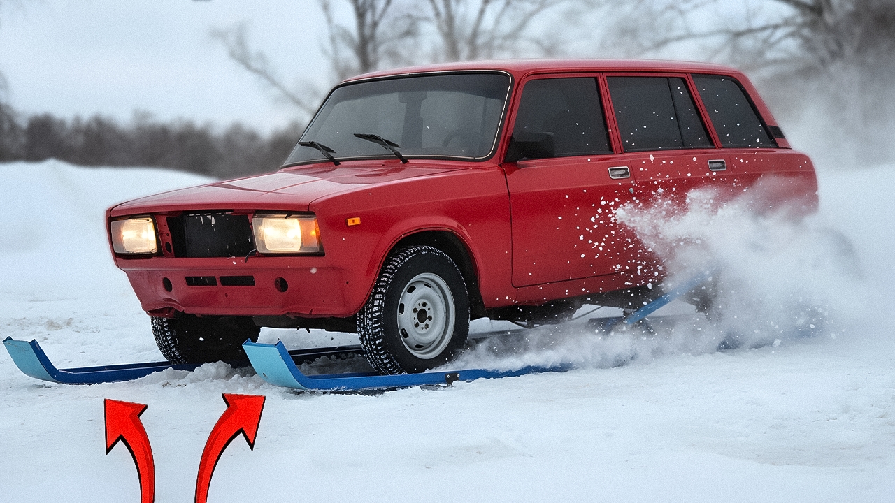 Анонс видео-теста ЛЫЖИ на АВТОМОБИЛЬ - ПОКАТИТ?