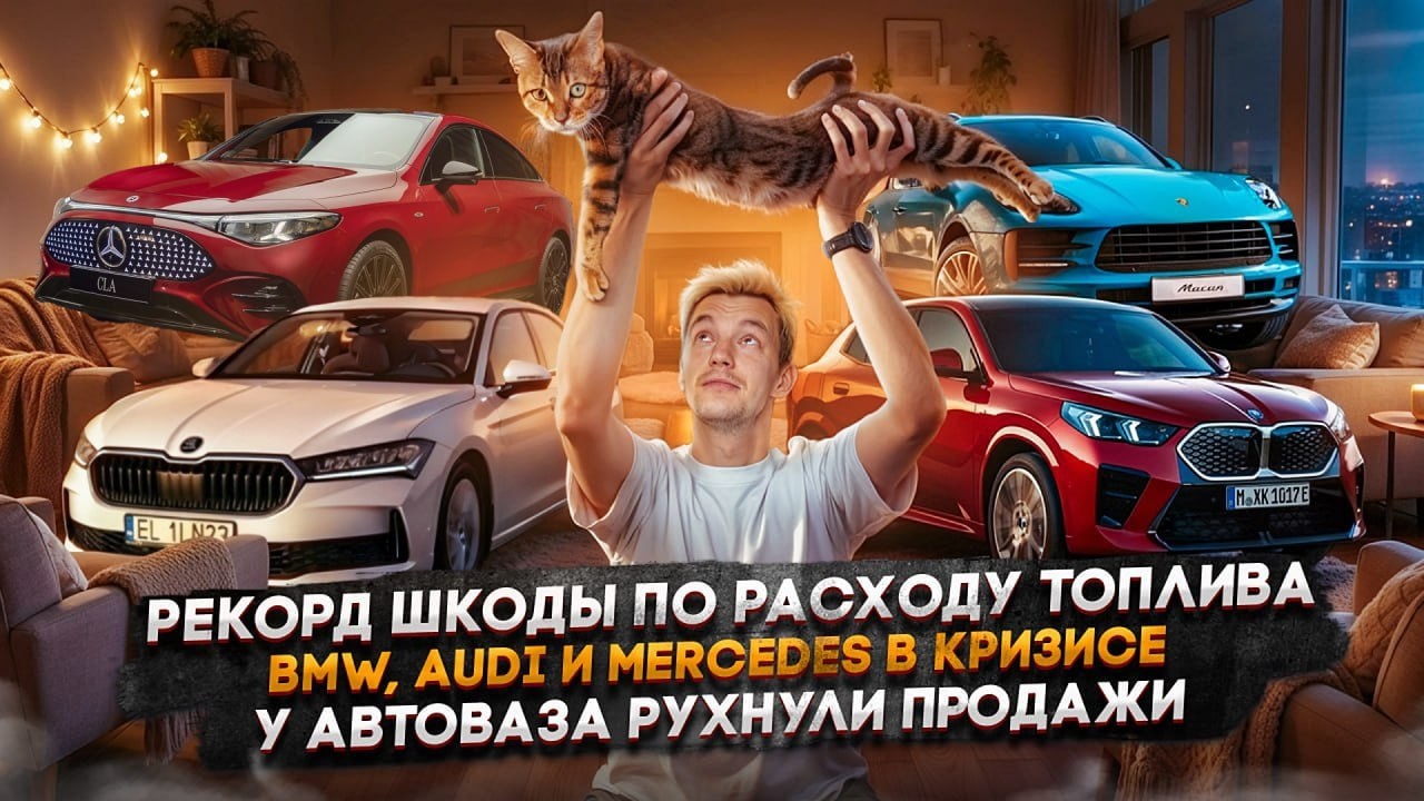 Рекорд Шкоды по расходу топлива | BMW, Audi и Mercedes в кризисе | У АвтоВАЗа рухнули продажи