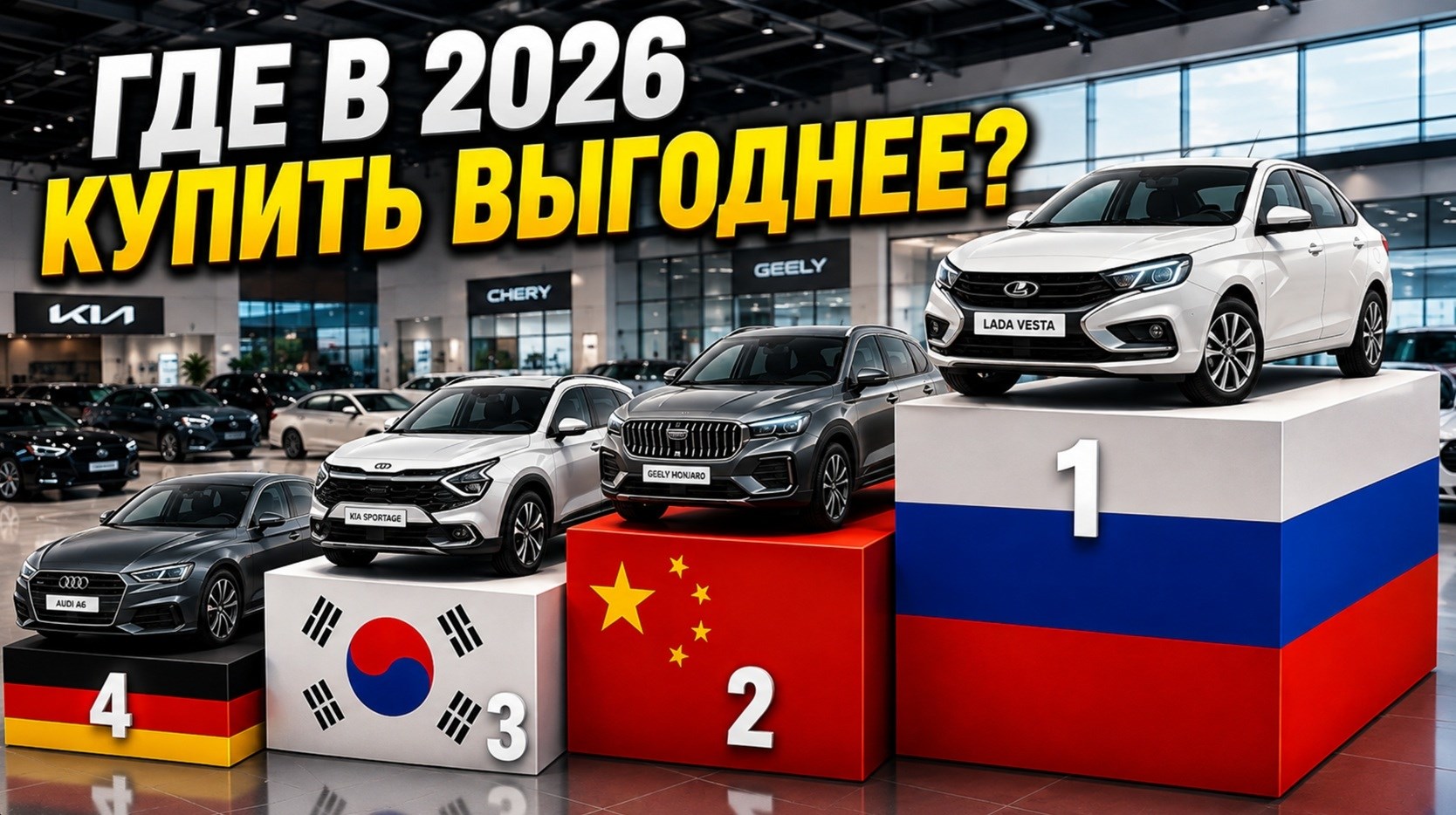 Россия, Китай, Корея или Германия? Где дешевле купить автомобиль