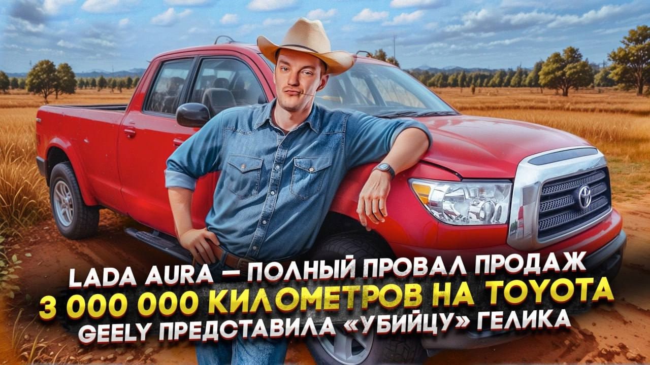 LADA Aura — полный провал продаж | 3 млн километров на Toyota | Geely представила «убийцу» Гелика