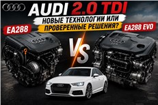 Новый или старый дизель AUDI 2.0 TDI? Новые технологии против проверенных решений