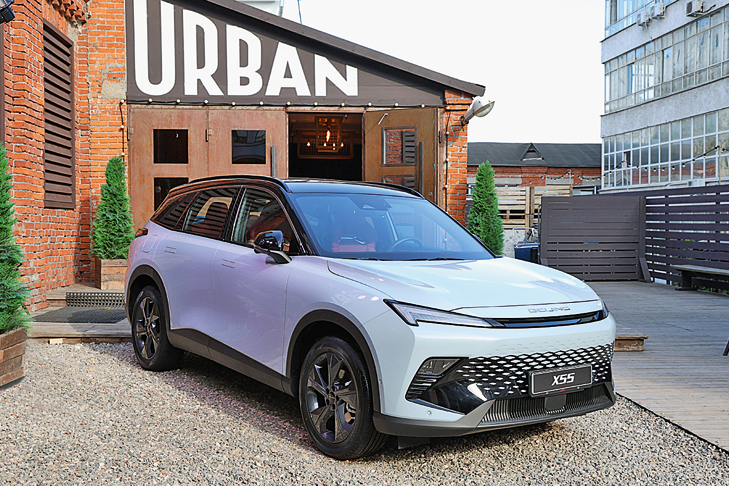 Анонс тест-драйва Динамичный кроссовер BAIC X55 дебютировал в России
