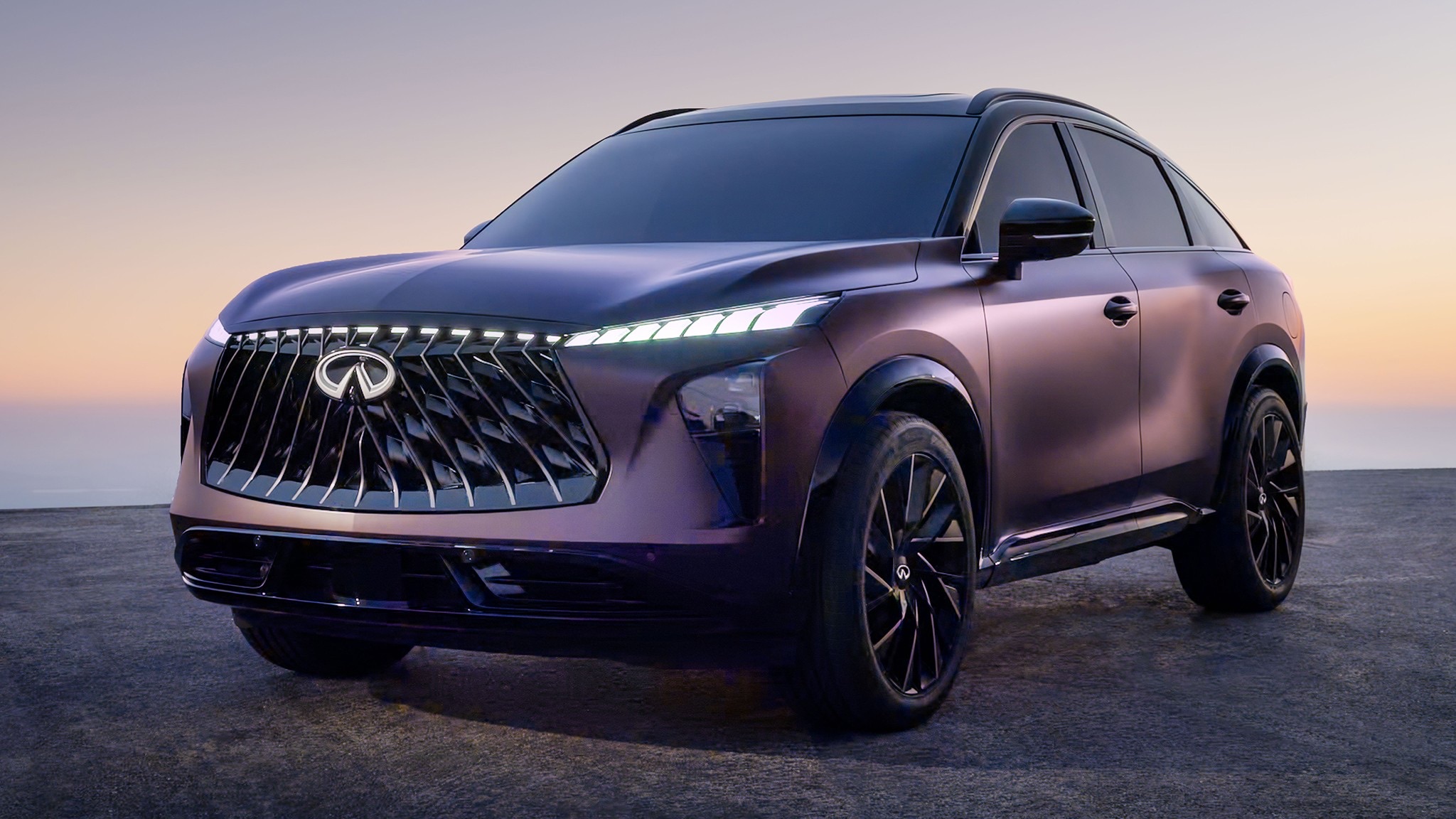 Анонс тест-драйва Infiniti показала наследника модели FX