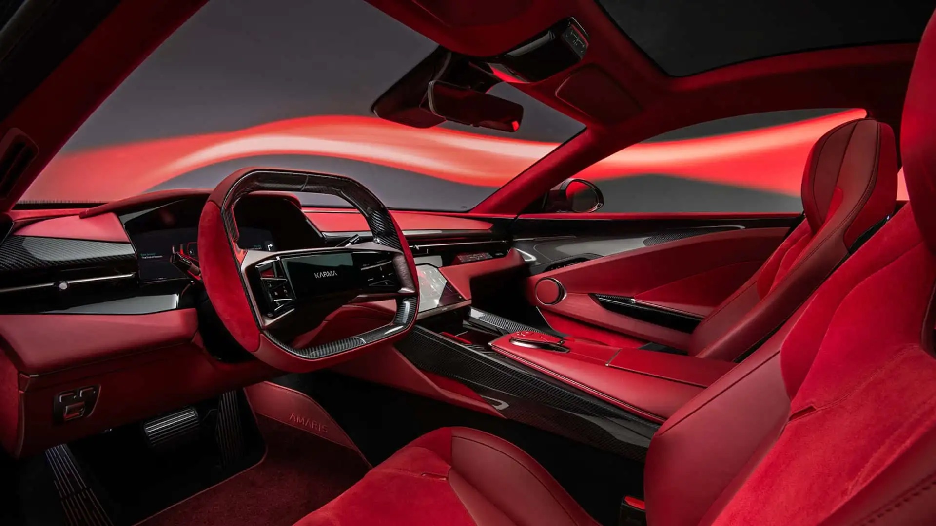 Анонс тест-драйва Karma представила интерьер нового Amaris GT Coupe