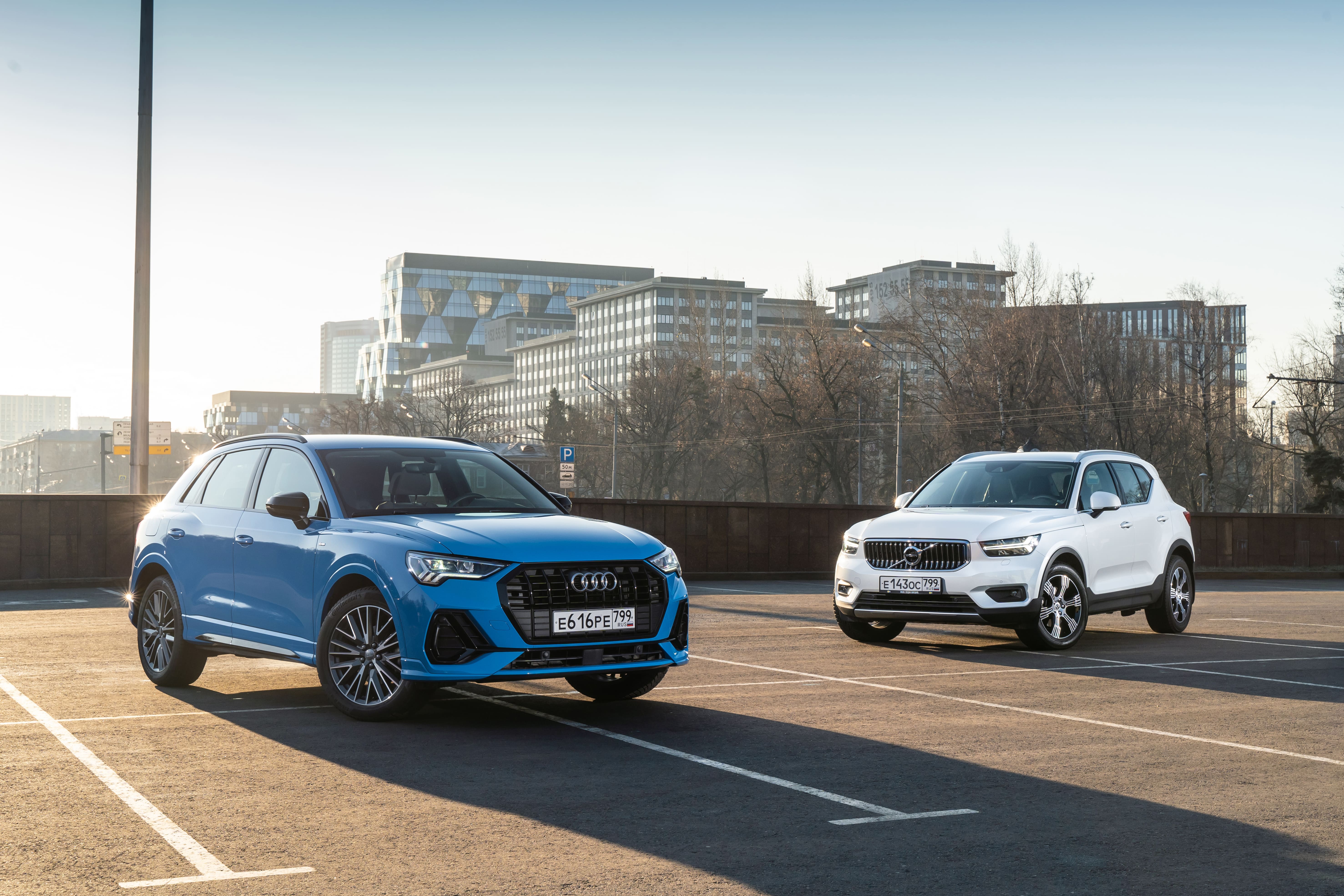 Анонс тест-драйва Audi Q3 и Volvo XC40: Два бриллианта в три карата