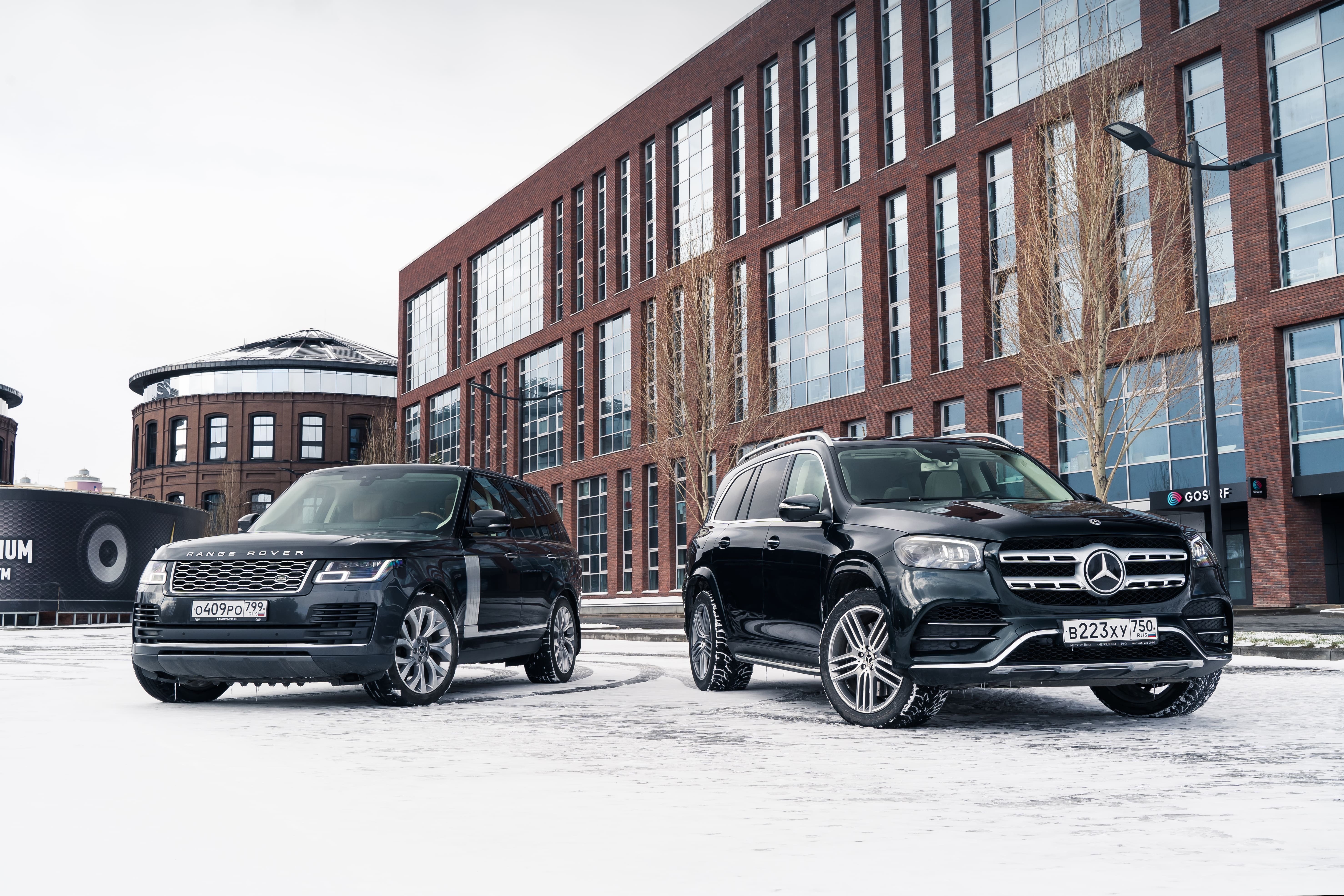 Анонс тест-драйва Новейший Mercedes-Benz GLS и умудренный опытом Range Rover в шоке от собственной крутости