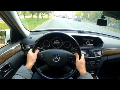 Анонс видео-теста 2013 Mercedes-Benz E200 POV тест драйв