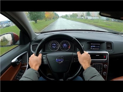 Анонс видео-теста Volvo S60 1.6 (180) POV test drive
