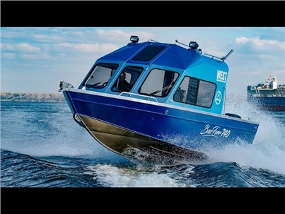 Анонс видео-теста Русский внедорожник из Алюминия: Лодка Bossforr 740 West.