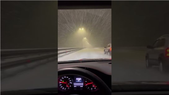 Анонс видео-теста 150 км/ч в метель. Mercedes 4matic