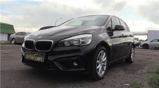 Анонс видео-теста 2017 BMW 218i (F45). Обзор (интерьер, экстерьер, двигатель).