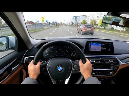 Анонс видео-теста 2021 BMW 520d G30 POV test drive