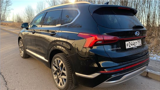 Анонс видео-теста Взял Hyundai Santa Fe - Дизель на поле, каллиграфия на трассе. Хендэ Санта Фе 2021