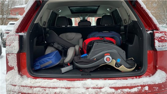 Анонс видео-теста VW Teramont в семье - 3 isofix в ряд