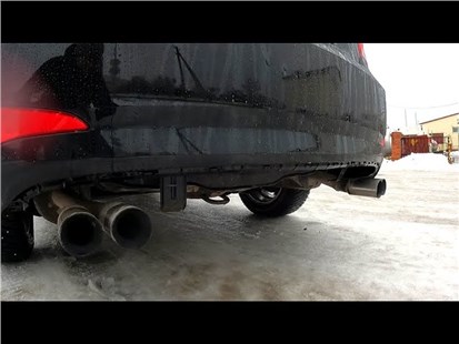 Анонс видео-теста Четырехствольный выхлоп 2017 Hyundai Solaris 1.6 POV test drive