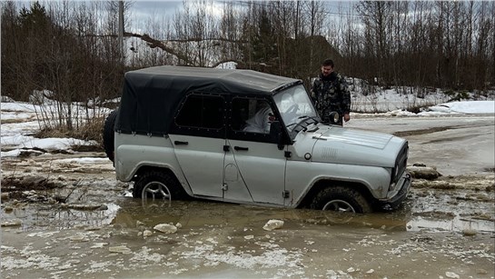 Анонс видео-теста УАЗ 3.0i против Нива 1.7 на заварке обзор на мой УАЗ 469