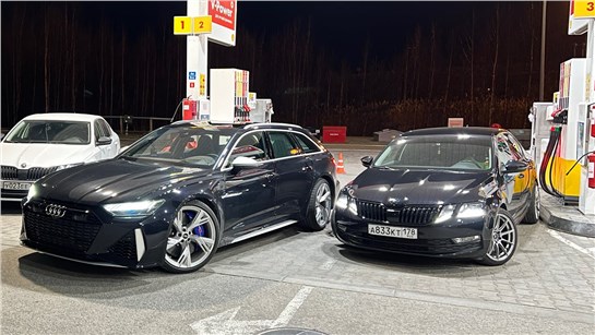 Анонс видео-теста Skoda Octavia DME is20 hybrid быстрее Audi RS6 C8! Бюджет и особенности постройки.