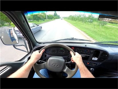 Анонс видео-теста 2011 Hyundai HD78 3.9L 140 POV test drive