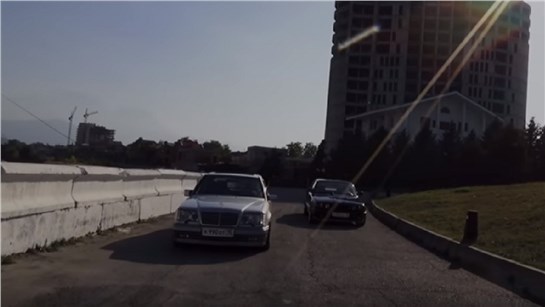 Анонс видео-теста BMW е34 vs MERCEDES w124