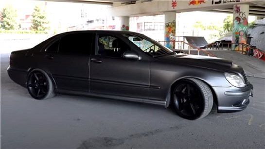 Анонс видео-теста Возвращение МАРАТА на Mercedes S55 AMG Kompressor