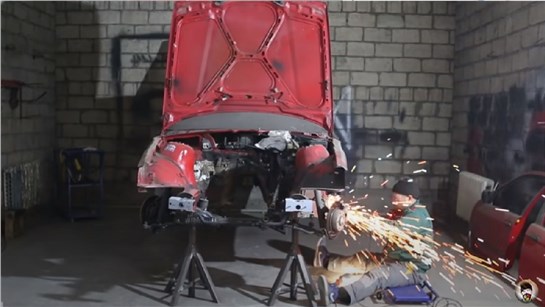 Анонс видео-теста BMW E36 Compact “Турбоидиот” скидываем балку, пилим кузов, борьба с коррозией
