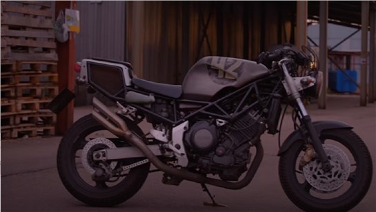 Анонс видео-теста Каферейсер YAMAHA TRX850 кастом