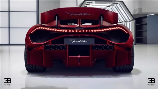 Анонс тест-драйва Bugatti представила эксклюзивные выхлопные трубы для Tourbillon за $240 000