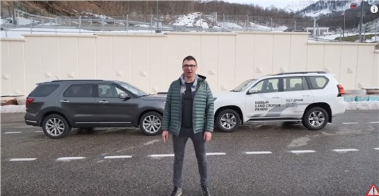 Анонс видео-теста Тест-Драйв Toyota Prado против Ford Explorer 2019. Выбираем 7-местный внедорожник. Игорь Бурцев