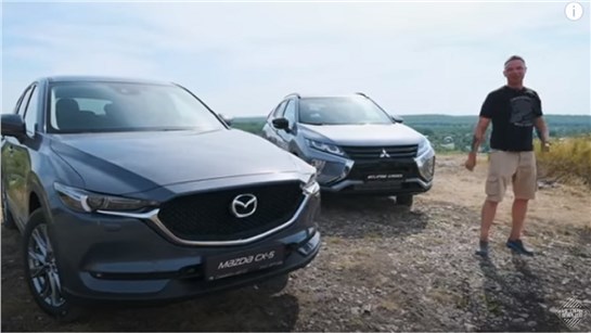 Анонс видео-теста Mazda CX 5 2020 - Гений Оффроуда? Все обновы Мазды СХ-5 против Mitsubishi Eclipse Cross Black