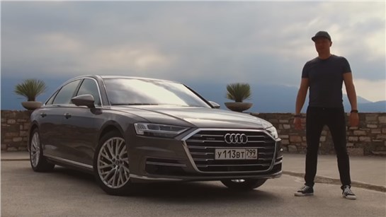 Анонс видео-теста Тест-драйв Audi A8 (2018). Сколько Мозга у А-Воськи?