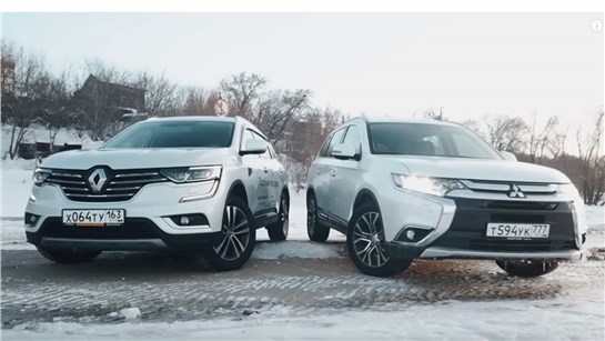 Анонс видео-теста Тест-драйв: Renault Koleos или Mitsubishi Outlander. Кто Застрянет Первый?