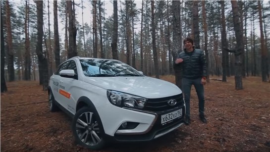 Анонс видео-теста Тест-драйв Lada Vesta SW Cross. Разбил Коптер. Как?!?